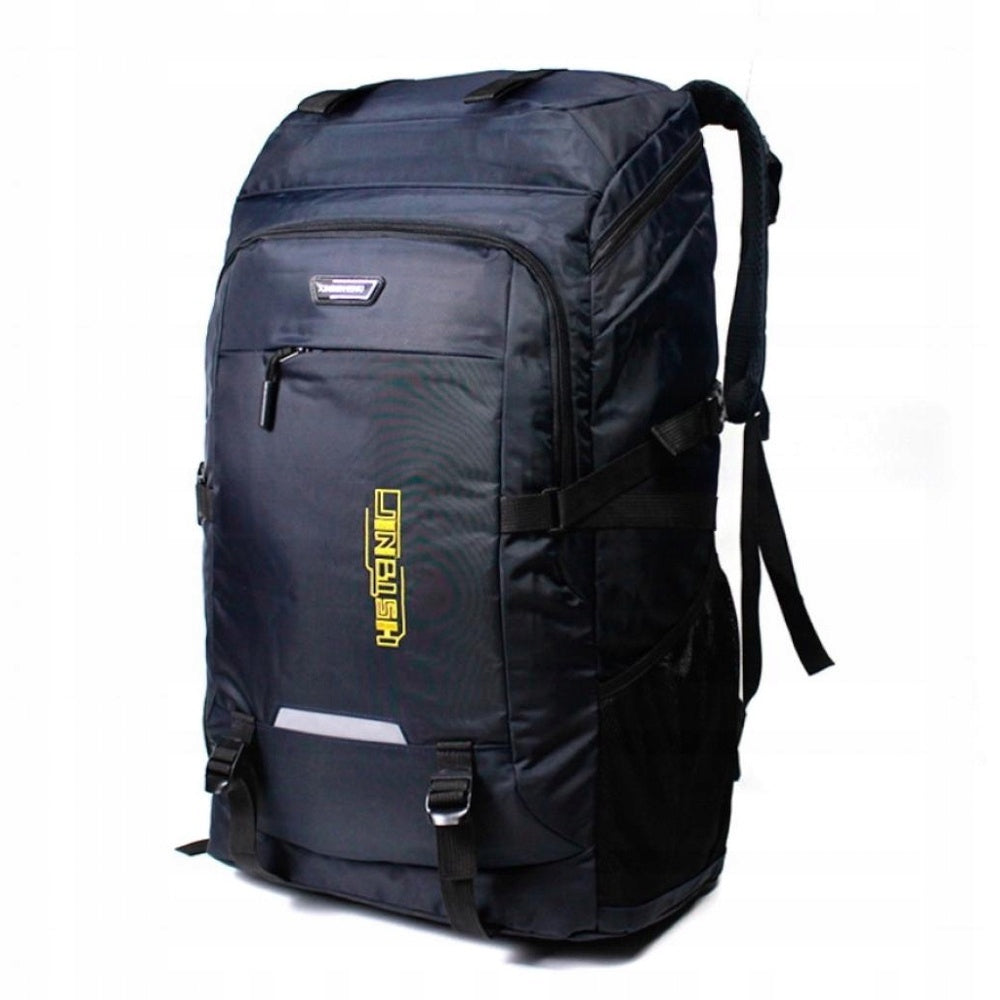 Black Sturdy Hiking Backpack Trekking 70L Hand Luggage