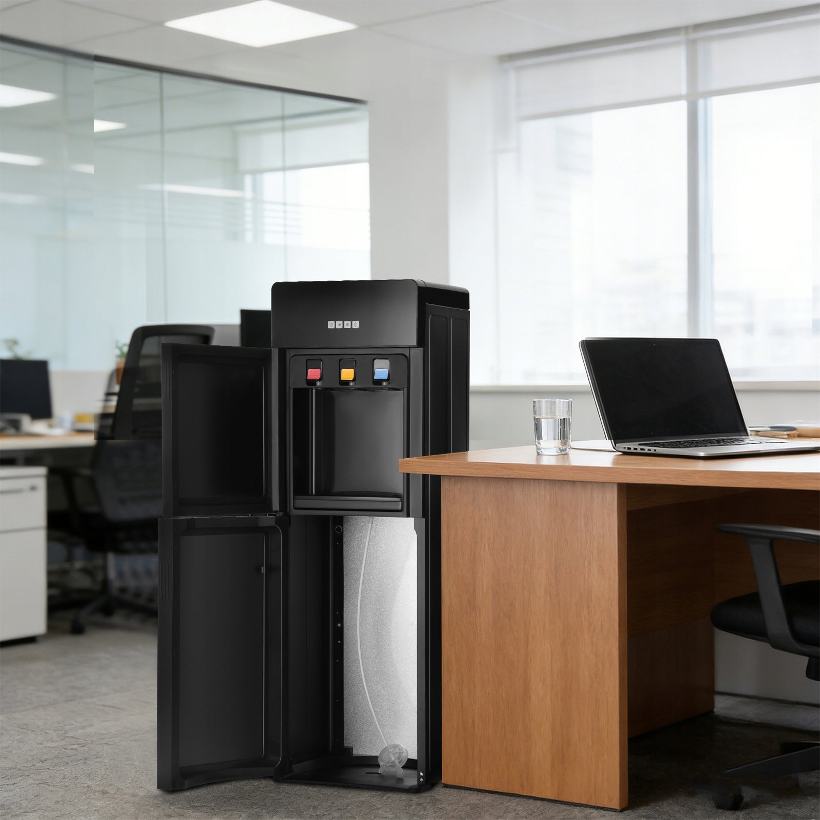 Black Water Dispenser with Cooling and Heating, 5 L Manufacturer code 4896032579777