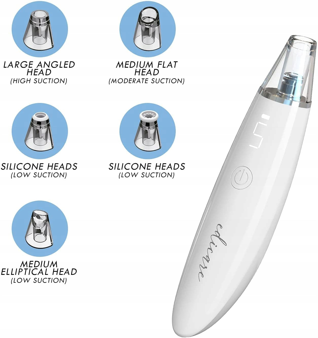 Blackhead removal device Edicare 500 mAh white Brand no brand