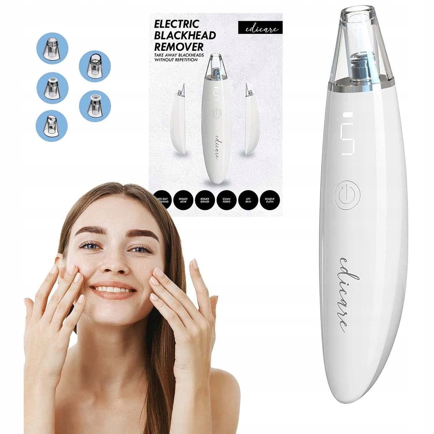 Blackhead removal device Edicare 500 mAh white
