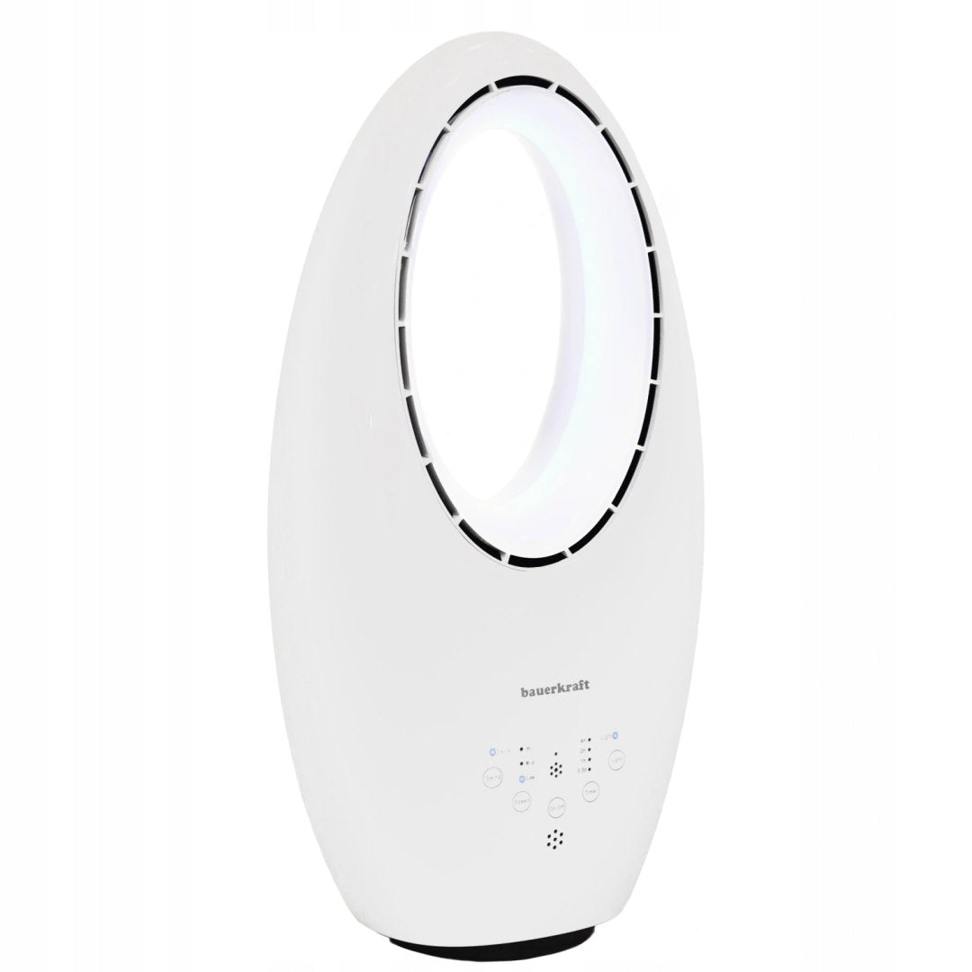 Bladeless Fan Column Windmill With Remote Control + LED Light 3 Modes Packaging status original