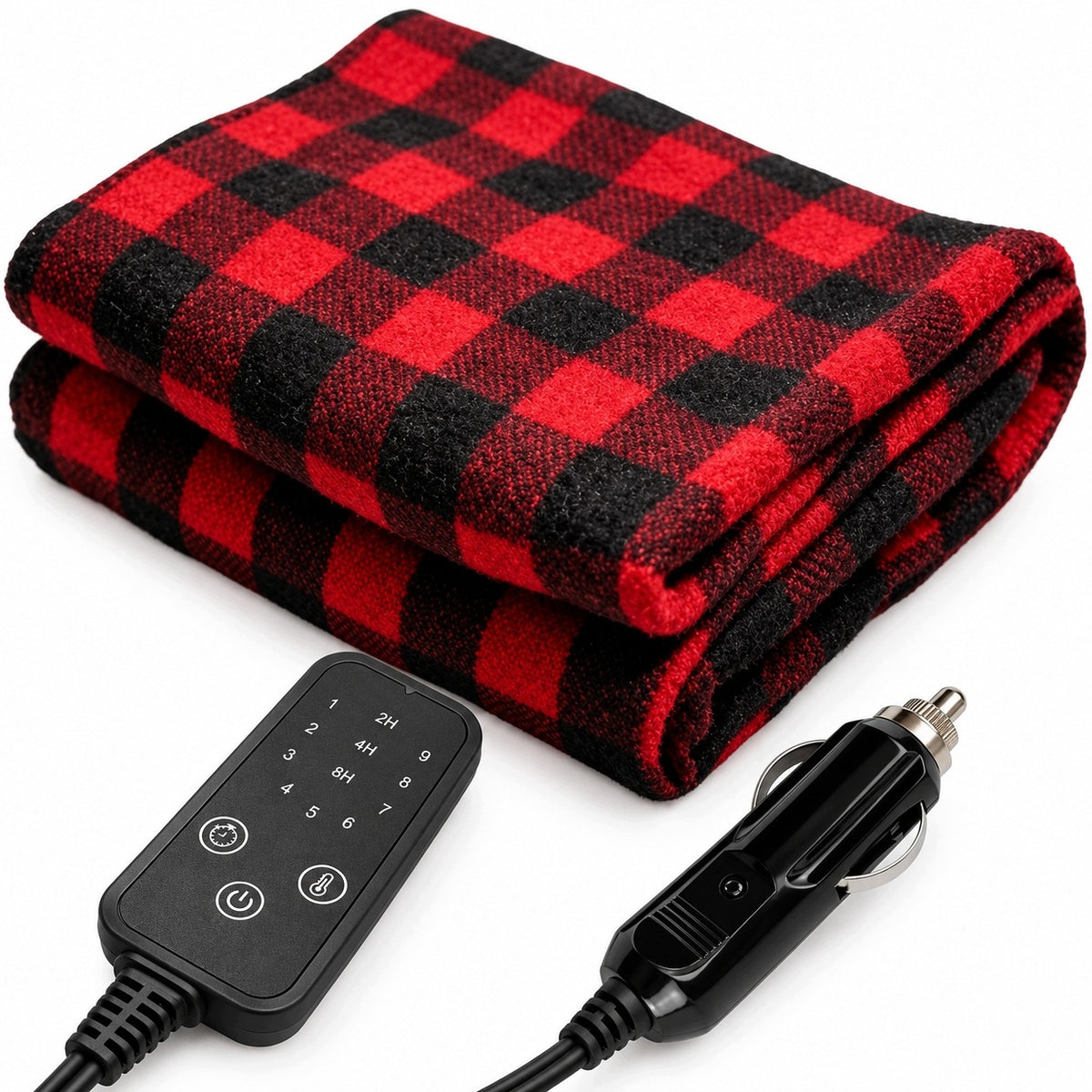 Blanket Electric Large Soft Heating Mat Remote Control Timer 9 Modes