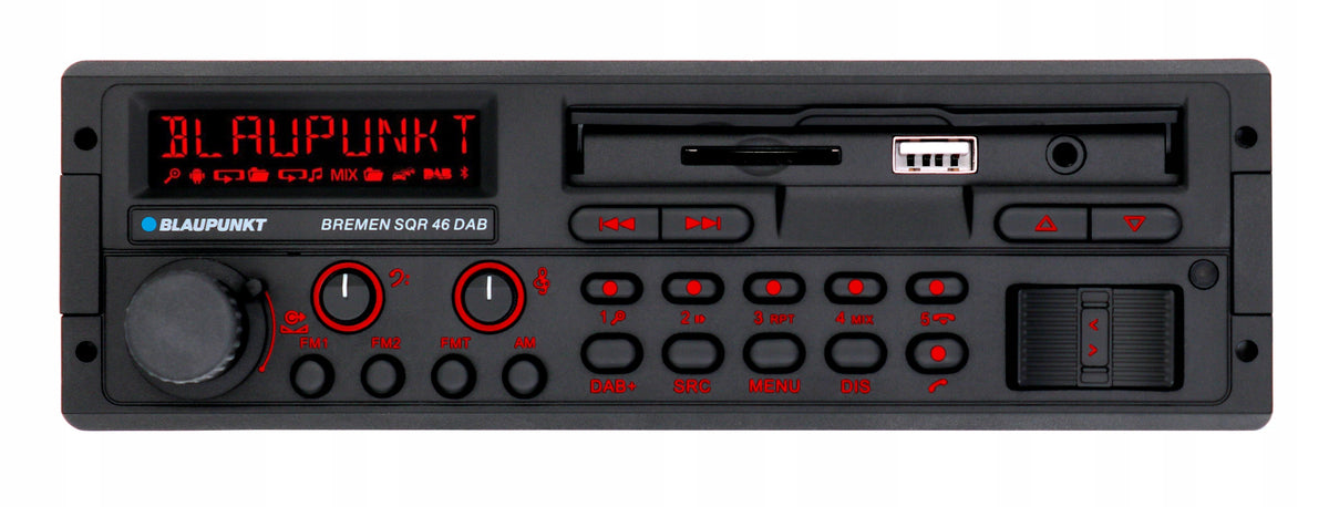 Blaupunkt Bremen SQR 46 car radio retro Bluetooth MP3 USB AUX DAB+