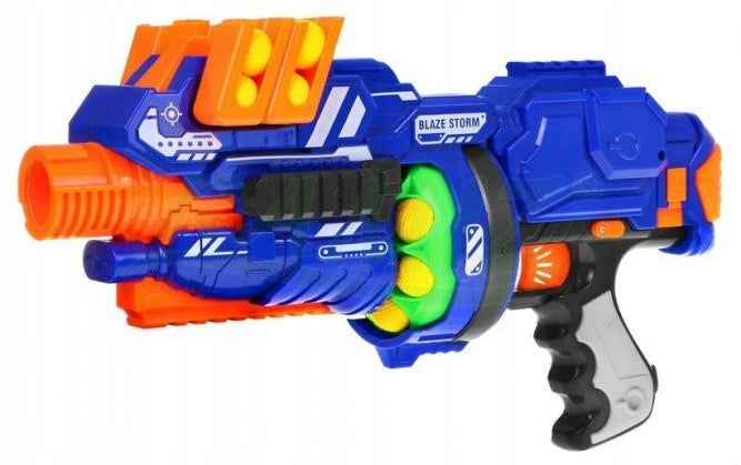 Blaze Storm Gun 12 Soft Battery Operated Balls Brand Ramiz
