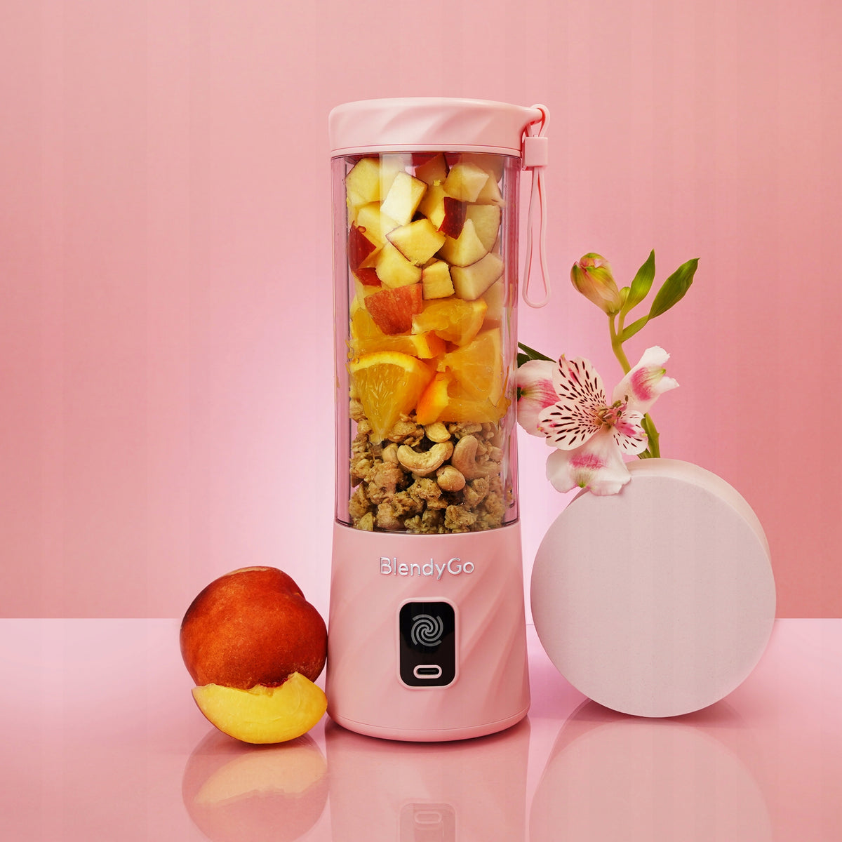 Blender BlendyGo 3 - Wireless Chalice USB 550ml + MOUTHPIECE NUT Brand BlendyGo