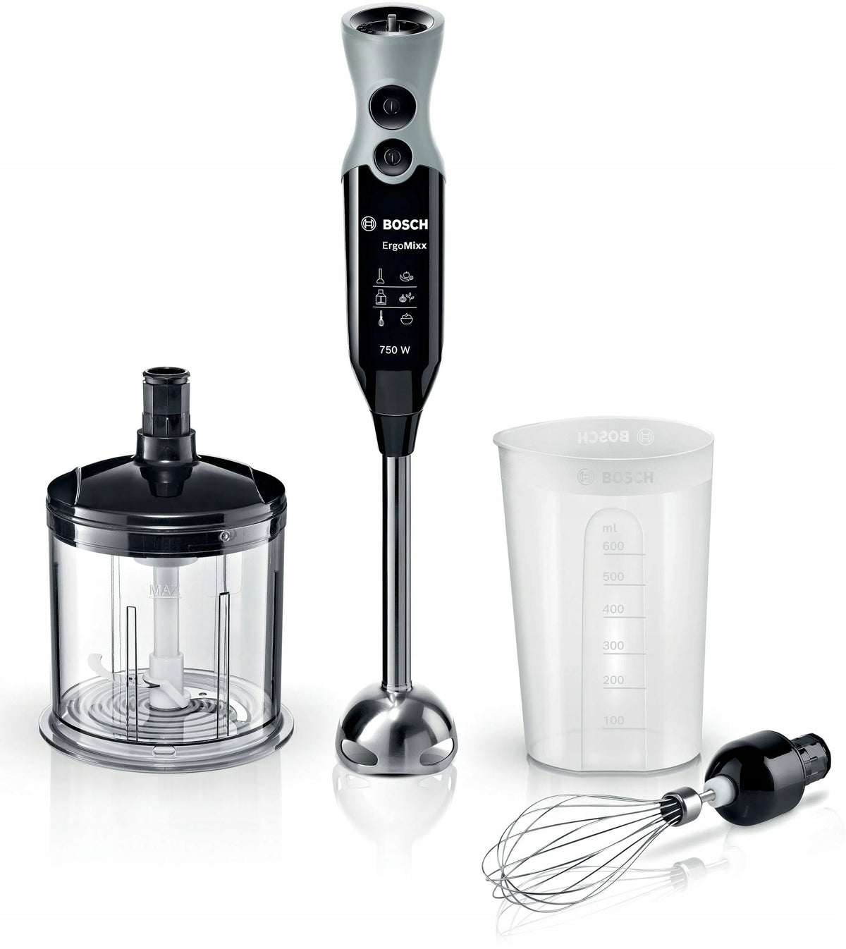 Blender Bosch ErgoMixx MSM67160 750W Shredder Whipping Tip