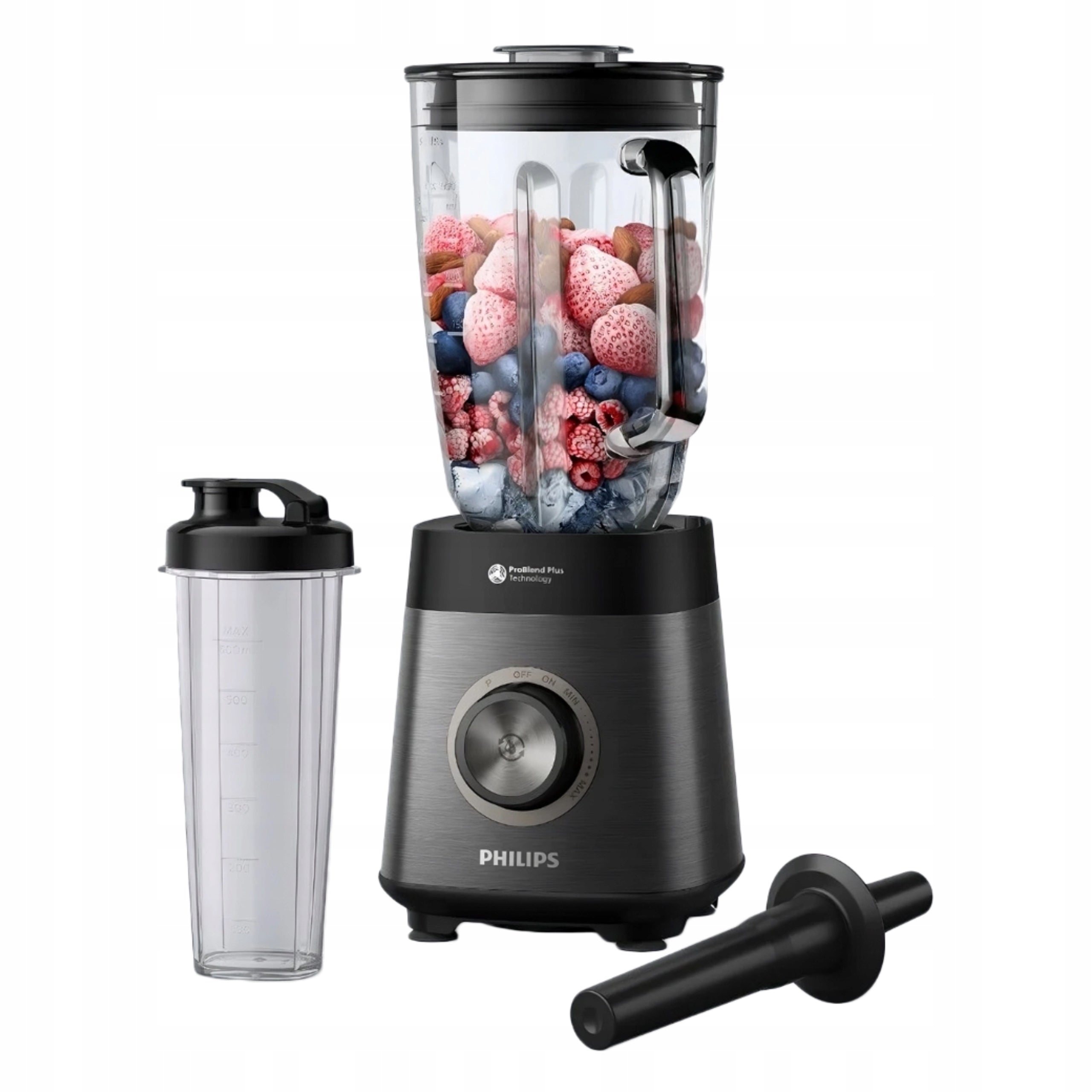 Blender Chalice Mixer Cocktail Philips HR3041/00 1200W plus Bottle