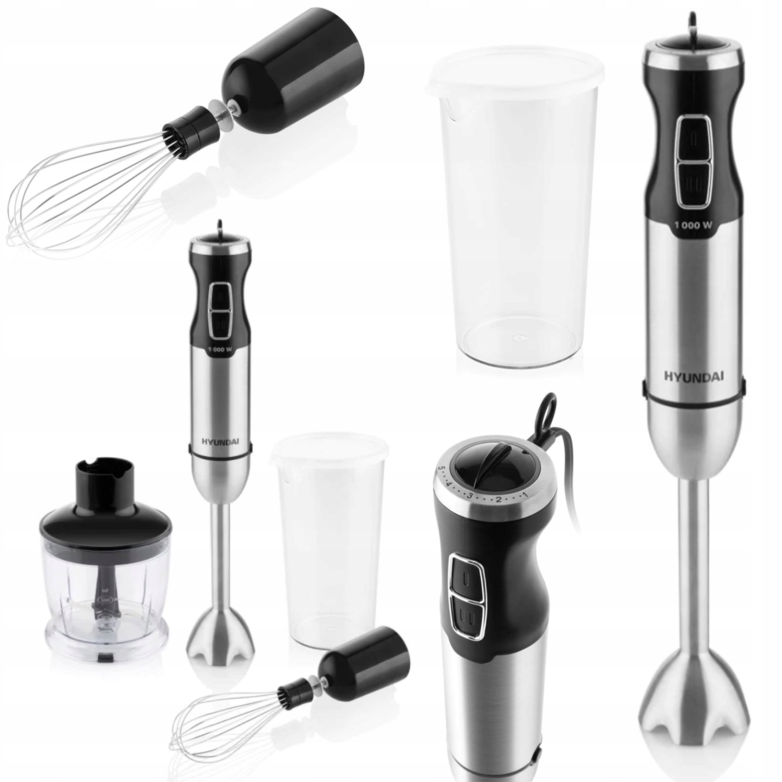 Blender Hyundai HB 1000W black whipping mixing chopping Model HB 1000