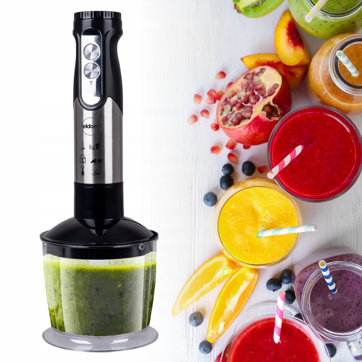 Blender multifunction manual shredder set POWERFUL 800W Eldom BL250 Power rating 800 W