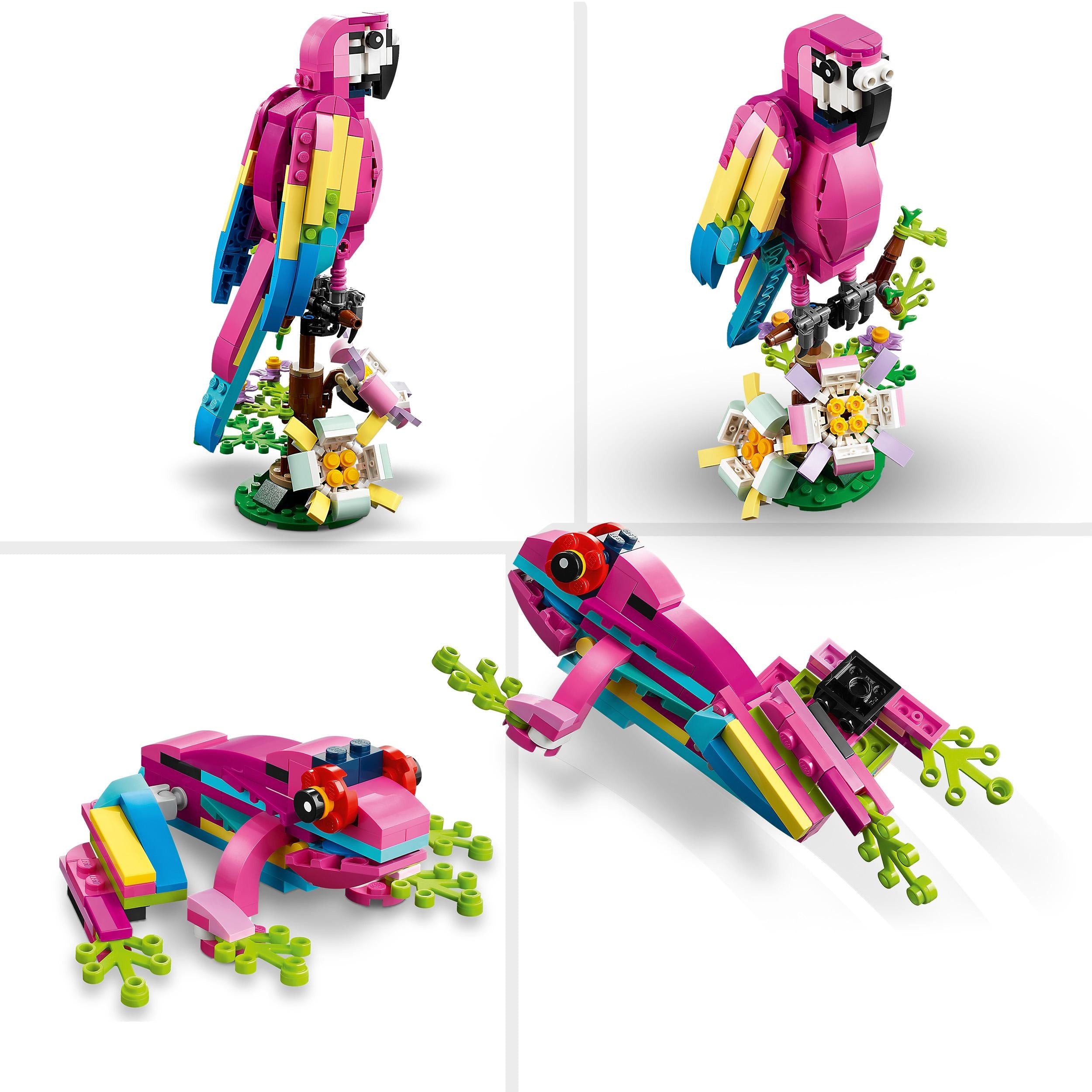 Blocks LEGO Creator 3 in 1 Exotic pink parrot 31144 Kid's age 7+ years