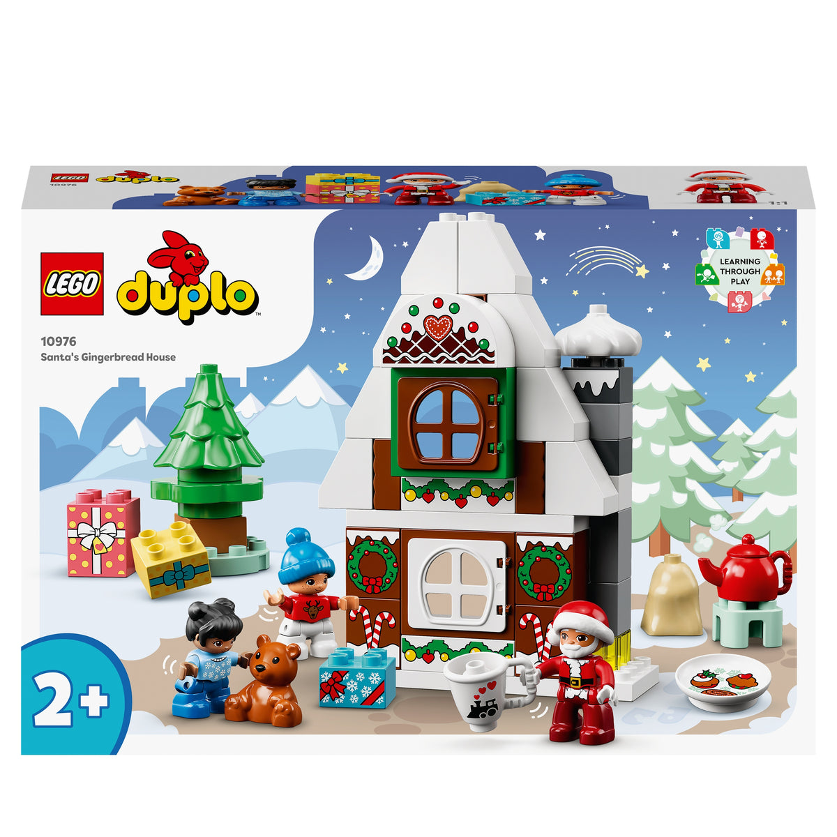 Blocks LEGO DUPLO Gingerbread Santa Claus house 50 elements
