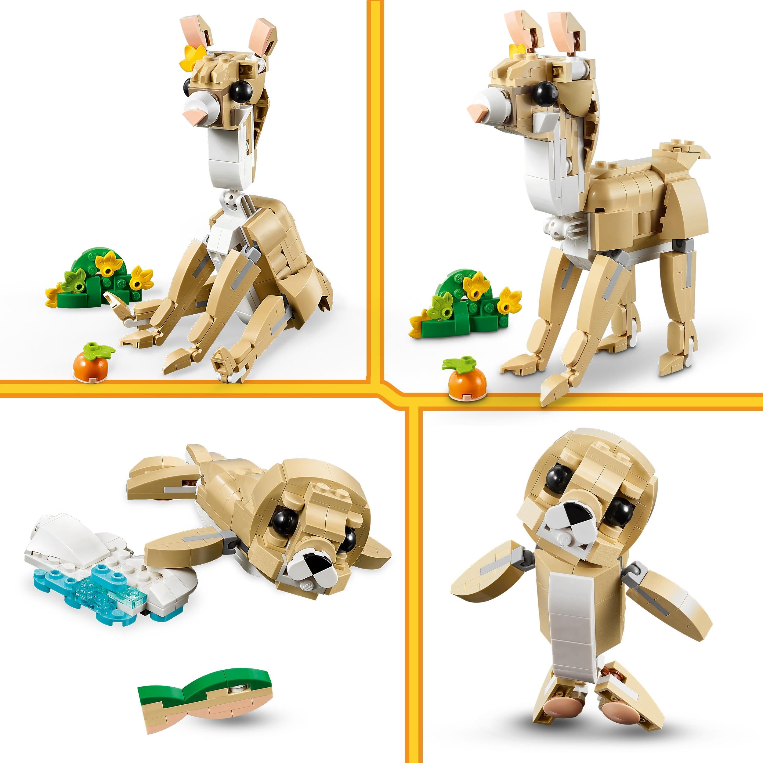 Blocks Set LEGO CREATOR 31162 Cute bunny, llama, seal 3in1 Information regarding product safety and compliance Not suitable for children under 36 months of age