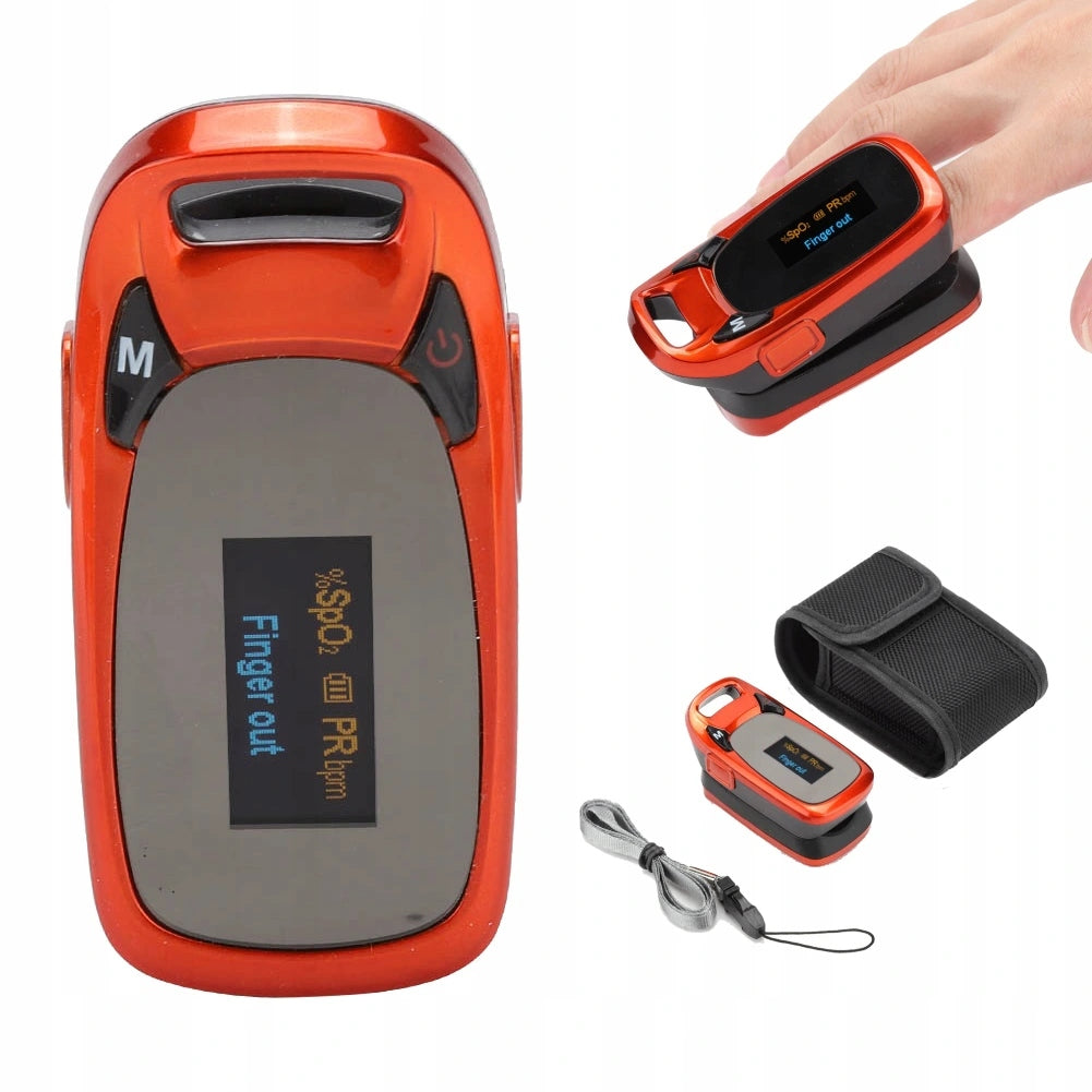 Blood oxygen meter, manual adjustable pulse oximeter for hospital home