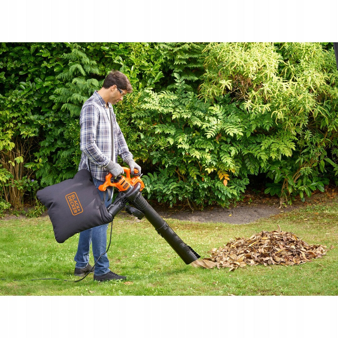 Blower Leaf Vacuum Cleaner Black Decker Beblv260 2600W High Power Power supply electrical