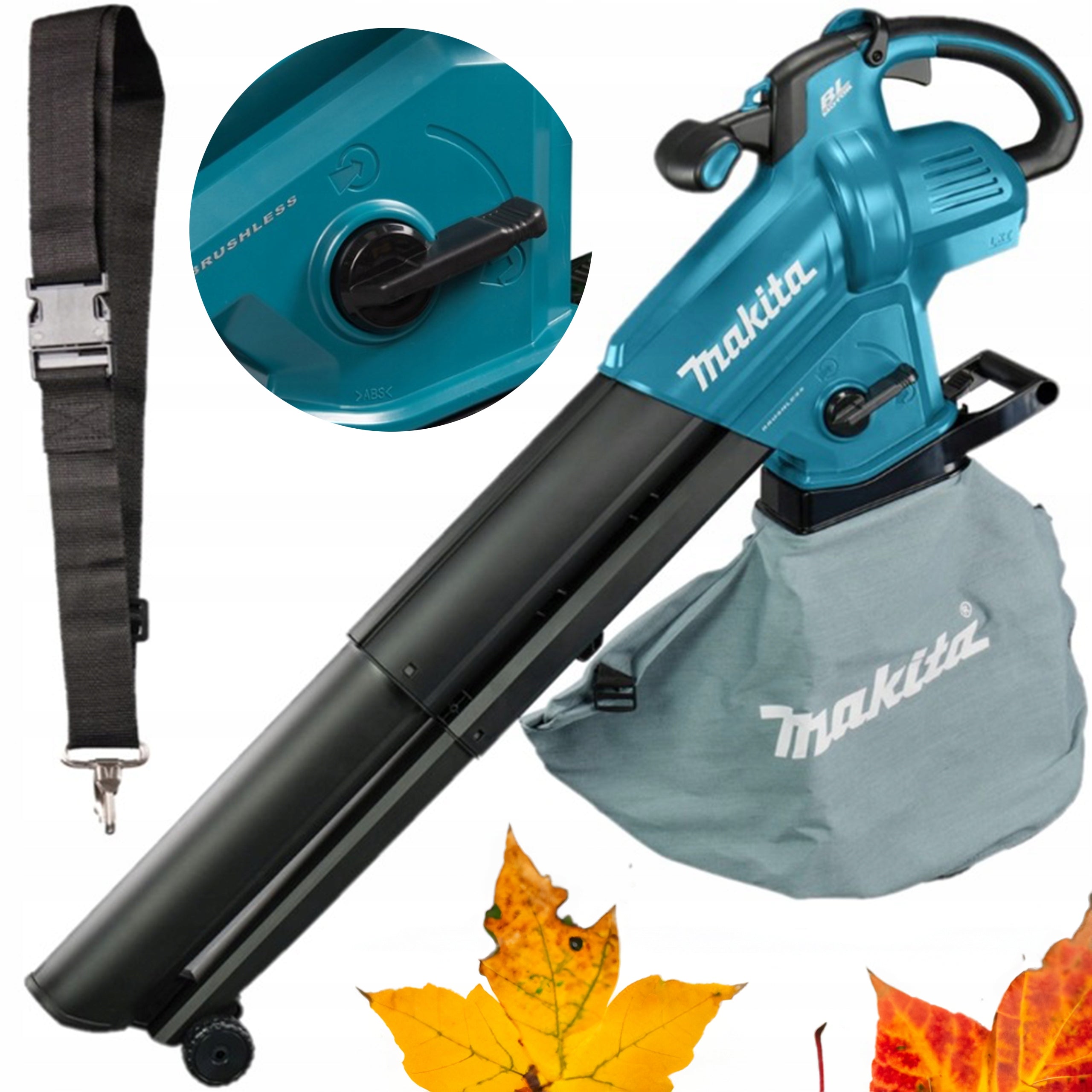 Blower vacuum cleaner with shredder Makita DUB187Z Rechargeable LXT 18V Tool weight 3 kg