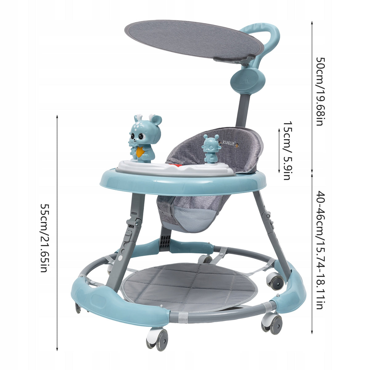 Blue Baby Walker, For 6-18 months EAN (GTIN) 747495451985