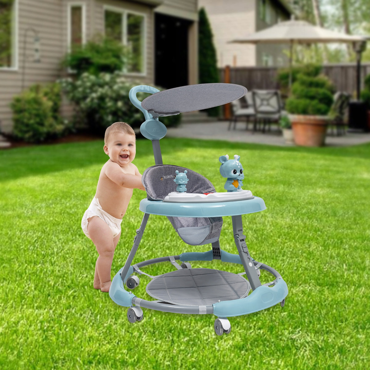 Blue Baby Walker, For 6-18 months Manufacturer code BW123
