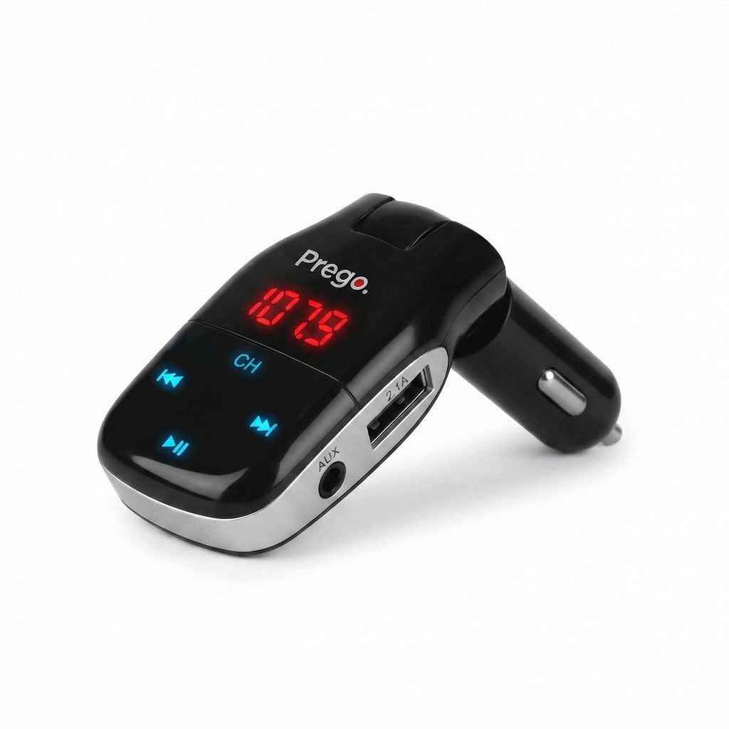 Bluetooth 5.0 FM Transmitter Handsfree Charger 2.1A 2xUSB AUX microSD Packaging status original