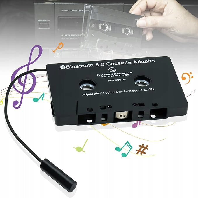Bluetooth 5.0 cassette for radio adapter transmitter RADIO
