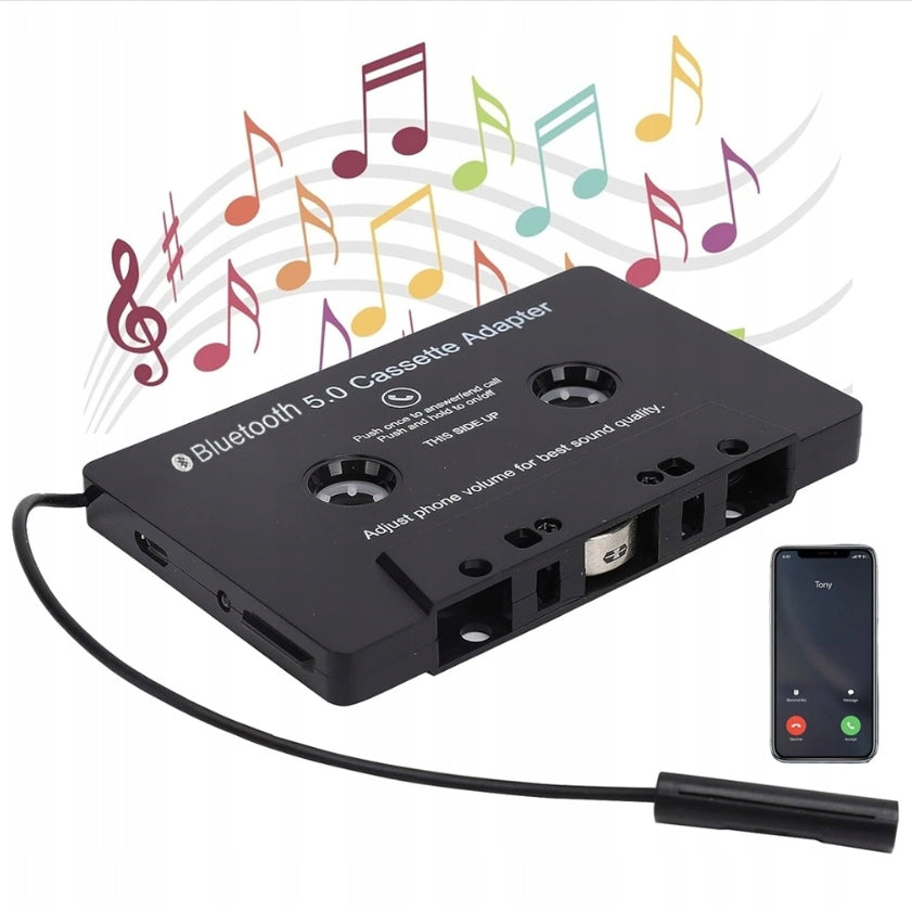 Bluetooth 5.0 cassette for radio adapter transmitter RADIO