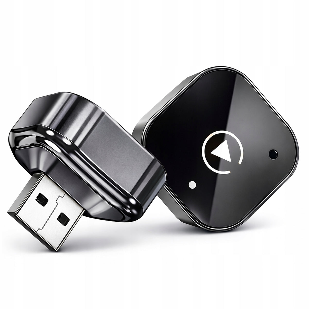 Bluetooth Adapter for CarPlay & Android Auto, 5V USB with USB-A and USB-C Ports