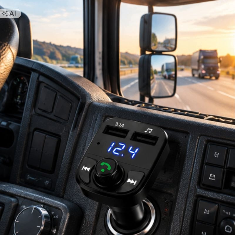 Bluetooth Car FM MP3 Transmitter Handsfree 2xusb LED NEXA Manufacturer code Transmiter Bluetooth Samochodowy FM MP3 2xUsb