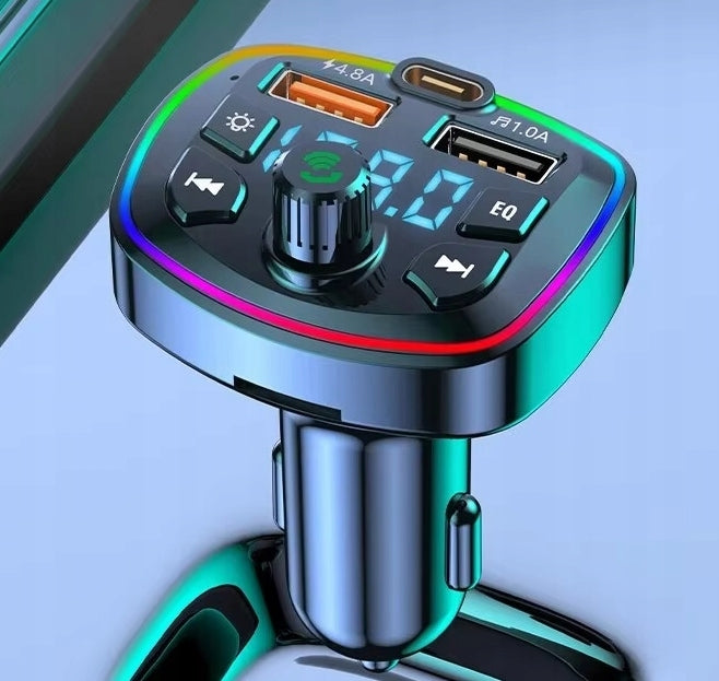 Bluetooth FM Transmitter Charger 2xUSB MP3 SD LCD Manufacturer code BT-pro 5.0V