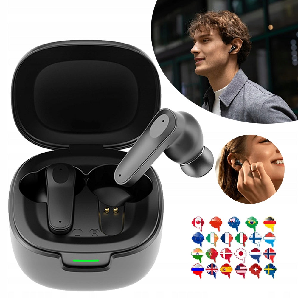 Bluetooth Headphones With Real-Time Translation For Multiple Languages