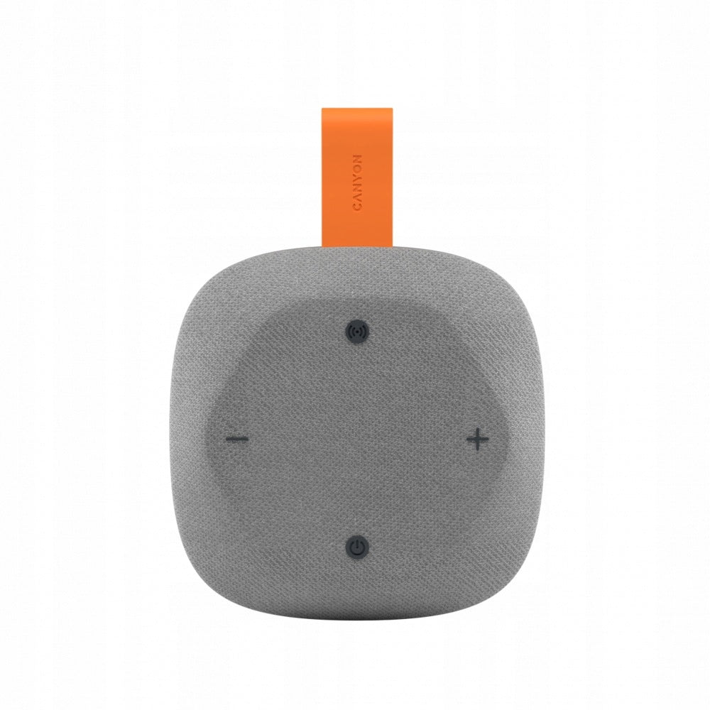 Bluetooth Speaker 8W IPX5 Portable Canyon Hexagon 10 Grey-Orange Brand Canyon