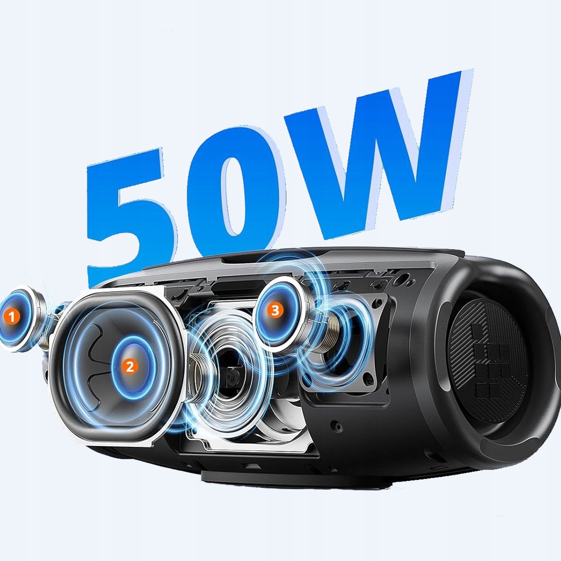 Bluetooth Speaker Portable Wireless Tronsmart Mirtune S100 50W black Manufacturer code Głośnik bluetooth przenośny Tronsmart S100