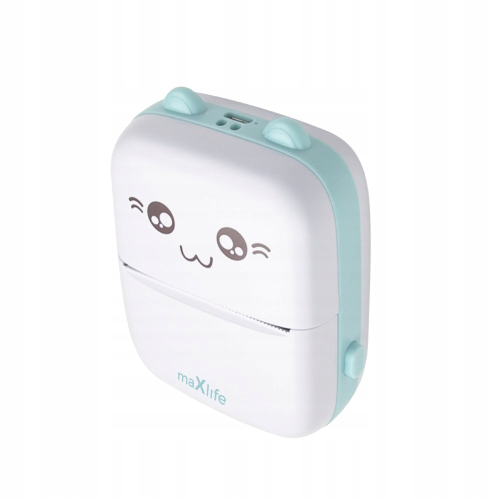 Bluetooth Thermal Printer Maxlife Wireless Printer + 5 Rolls