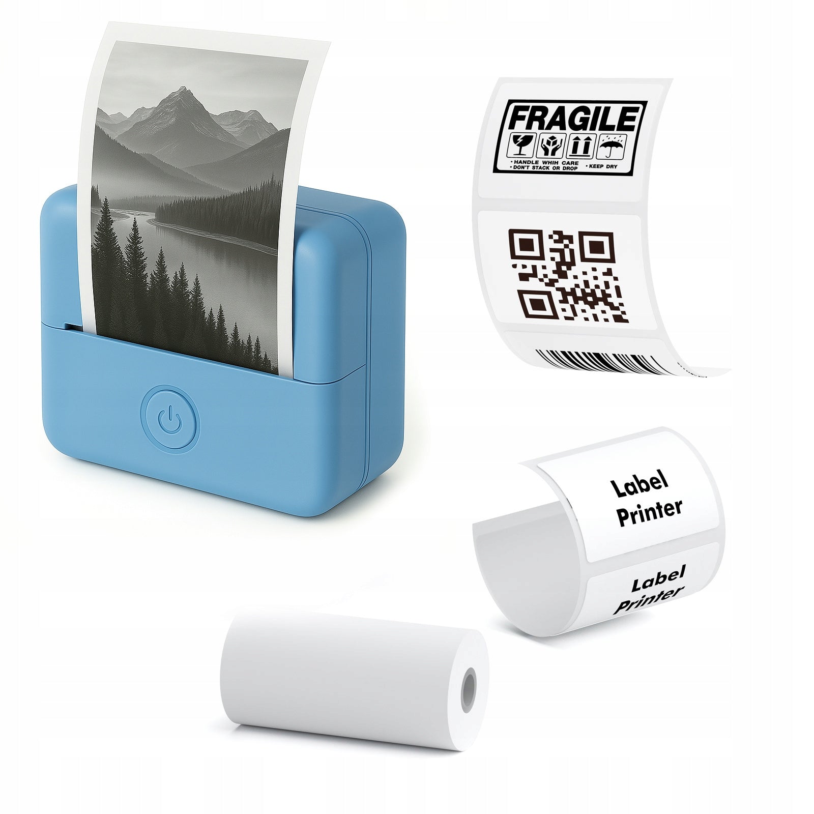Bluetooth Thermal Printer for Photo Sticker Labels AI App