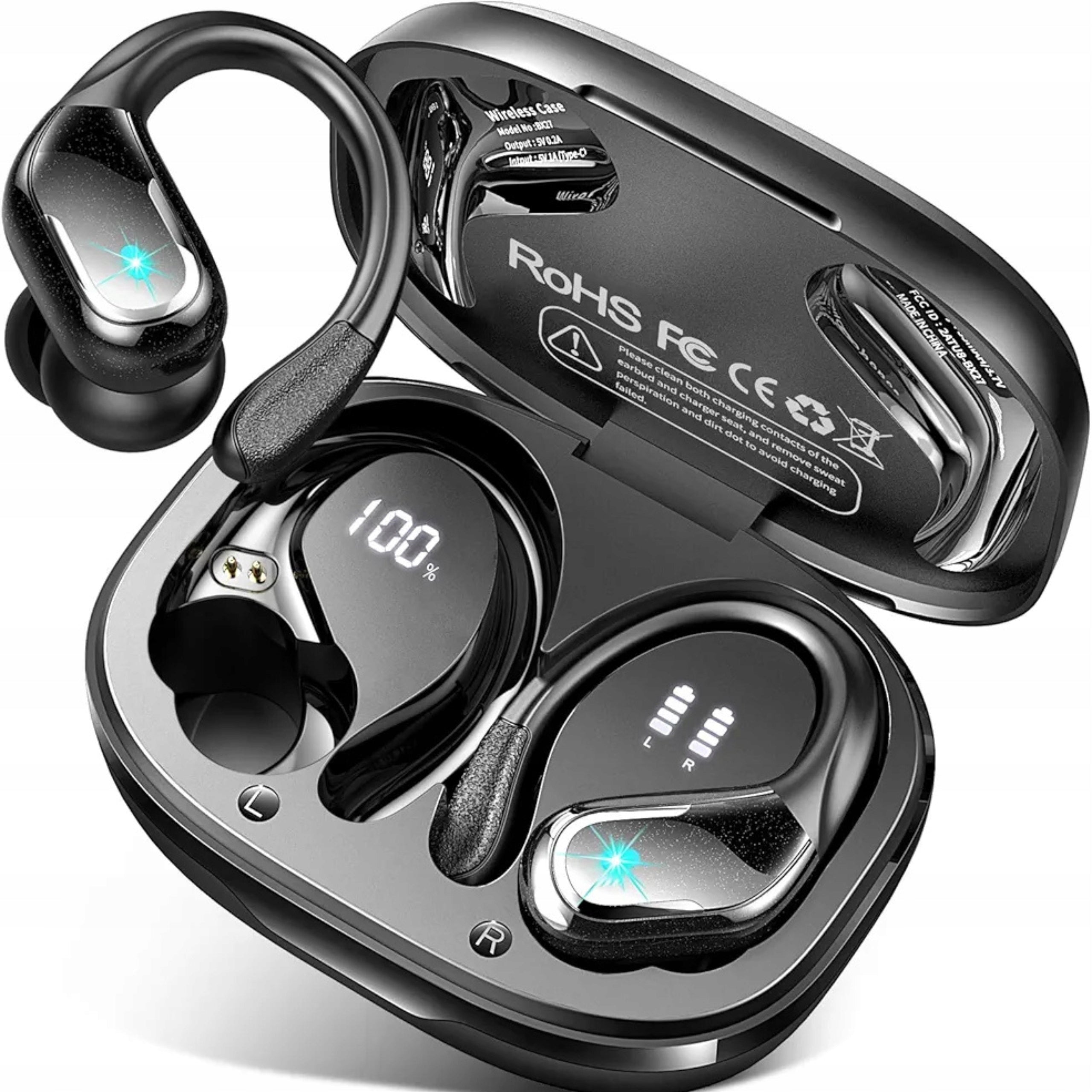 Bluetooth Wireless Headphones Language Translator for Sports and Calls Packaging status original