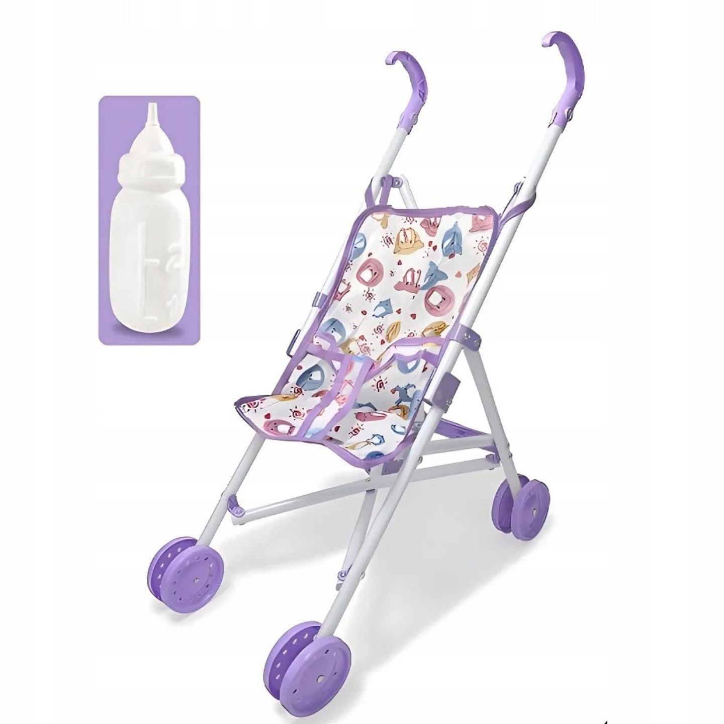 Bobas Doll Talking Drinking and Large Interactive Stroller Bottle Kid's age 3+ months