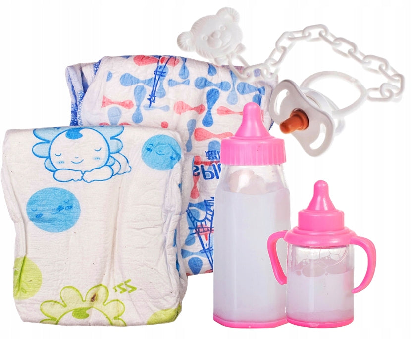 Bobas doll LIKE LIVELY INTERACTIVE with ACCESSORIES speaks and sings XXL SET Manufacturer code DH0151SPB Uczy smoczek baby niemowlak