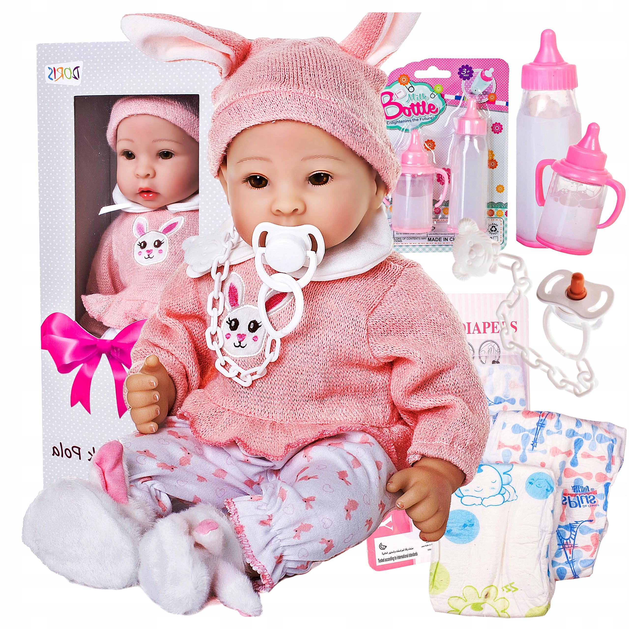 Bobas doll LIKE LIVELY INTERACTIVE with ACCESSORIES speaks and sings XXL SET