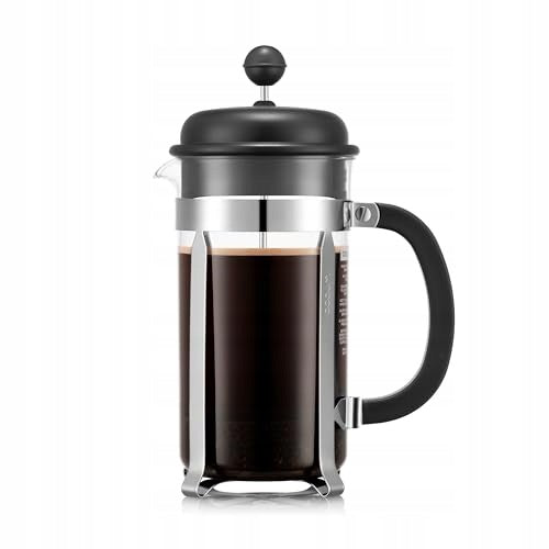 Bodum Press French Press 1l glass black/silver 1918-01