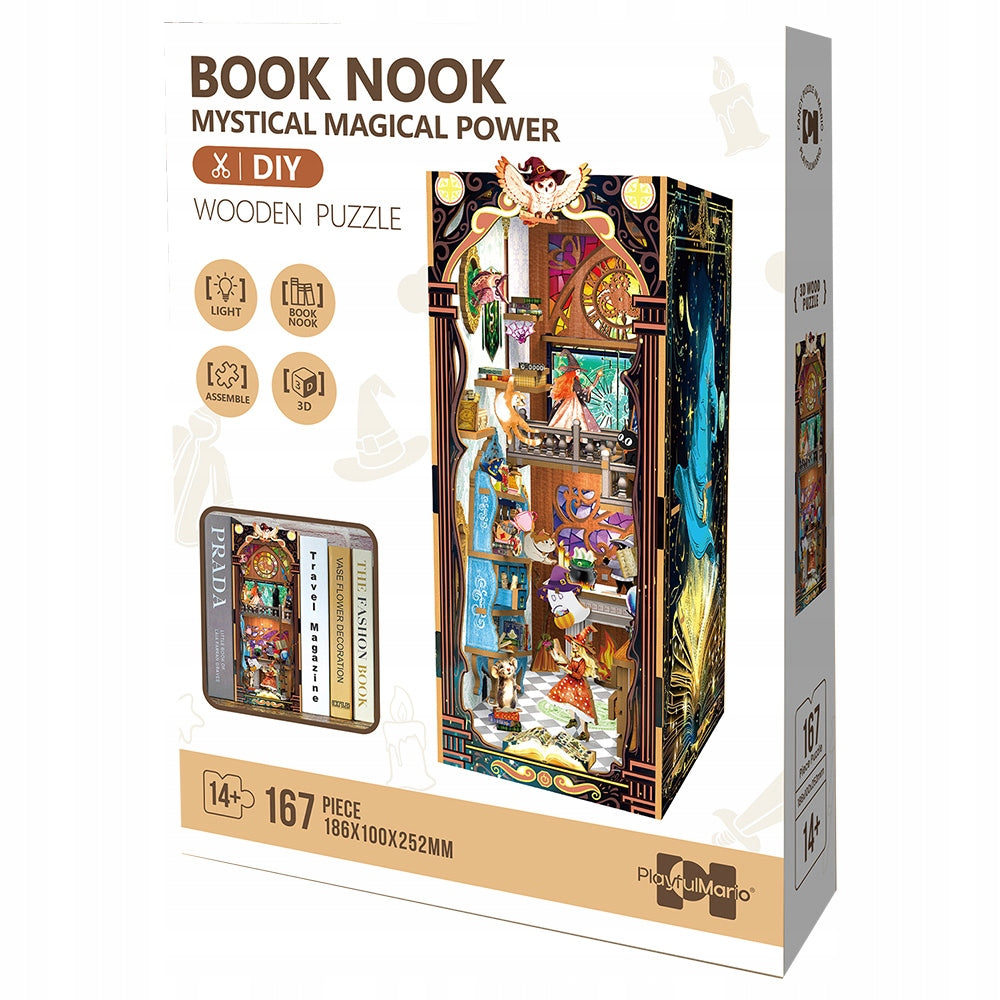 Book Nook Book Magic House Model for Folding 14+ Askato 1 Piece