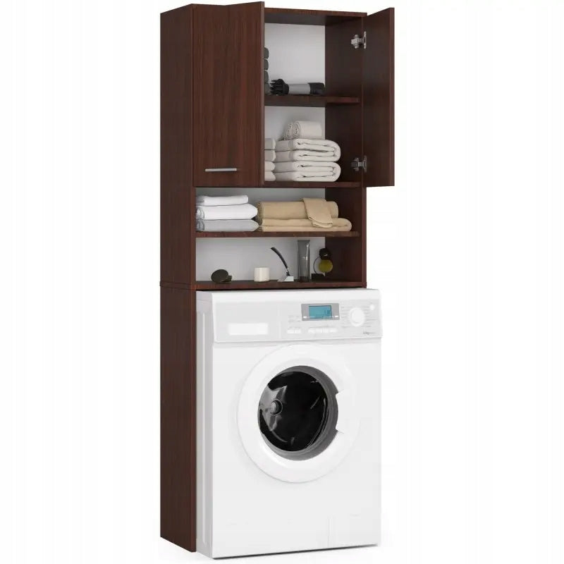 Bookcase for bathroom 180 cm wenge over washing machine 4 shelves Brand Akord