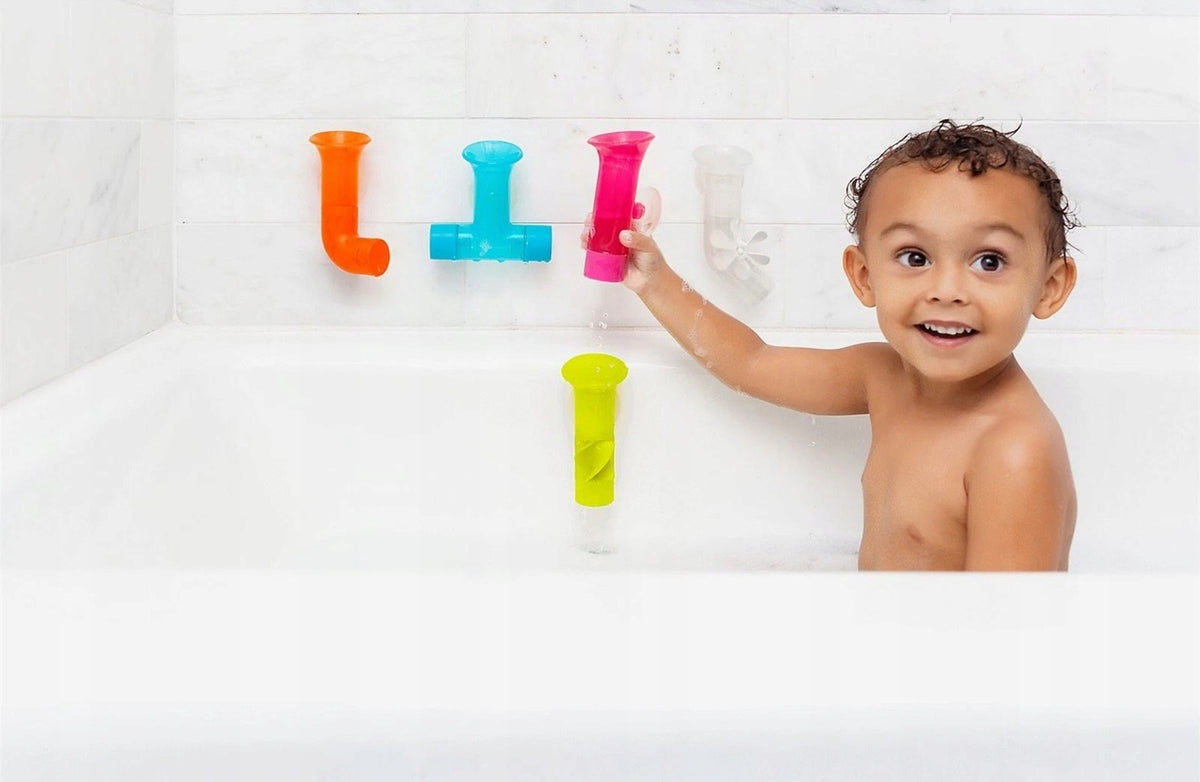 Boon Water Bath Toy Tubes Pipes Purple 12 m + B11088 Brand Boon