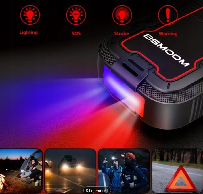 Booster Car BSMOOM B03 6000A Starter Powerbank Flashlight 26800mAh Brand no brand
