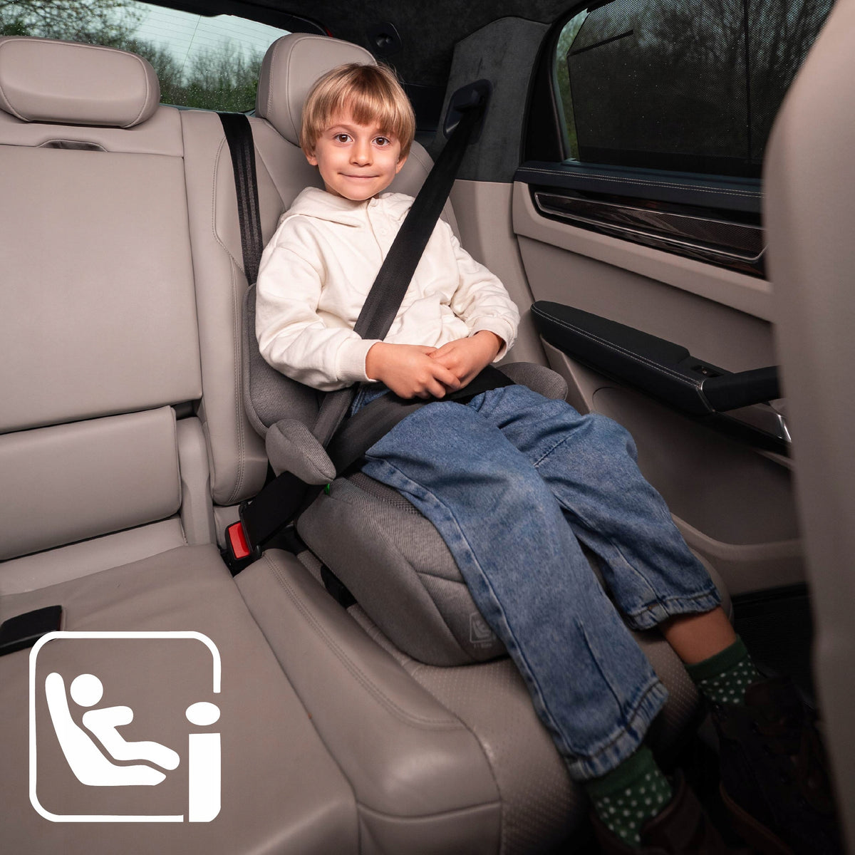 Booster seat with backrest i-Size 125-150 cm ISOFIX 2in1 Manufacturer code 10072162603