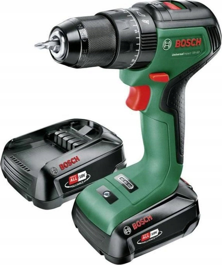 Bosch Cordless impact drill BOSCH Green Universal Impact 18V-60, 18V, 1 x