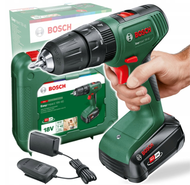 Bosch DIY EasyImpact 18V-40 Cordless Drill/Driver 06039D8107