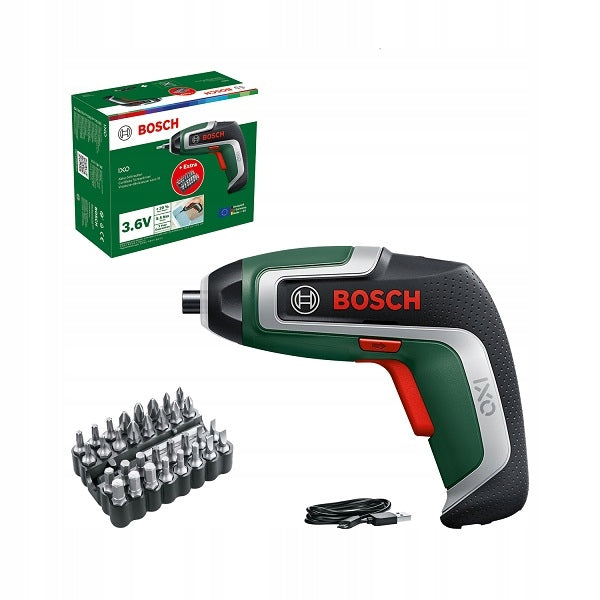 Bosch DIY IXO 7 Screwdriver 3.6V + 32 tips 06039E000B Manufacturer code 06039E000B
