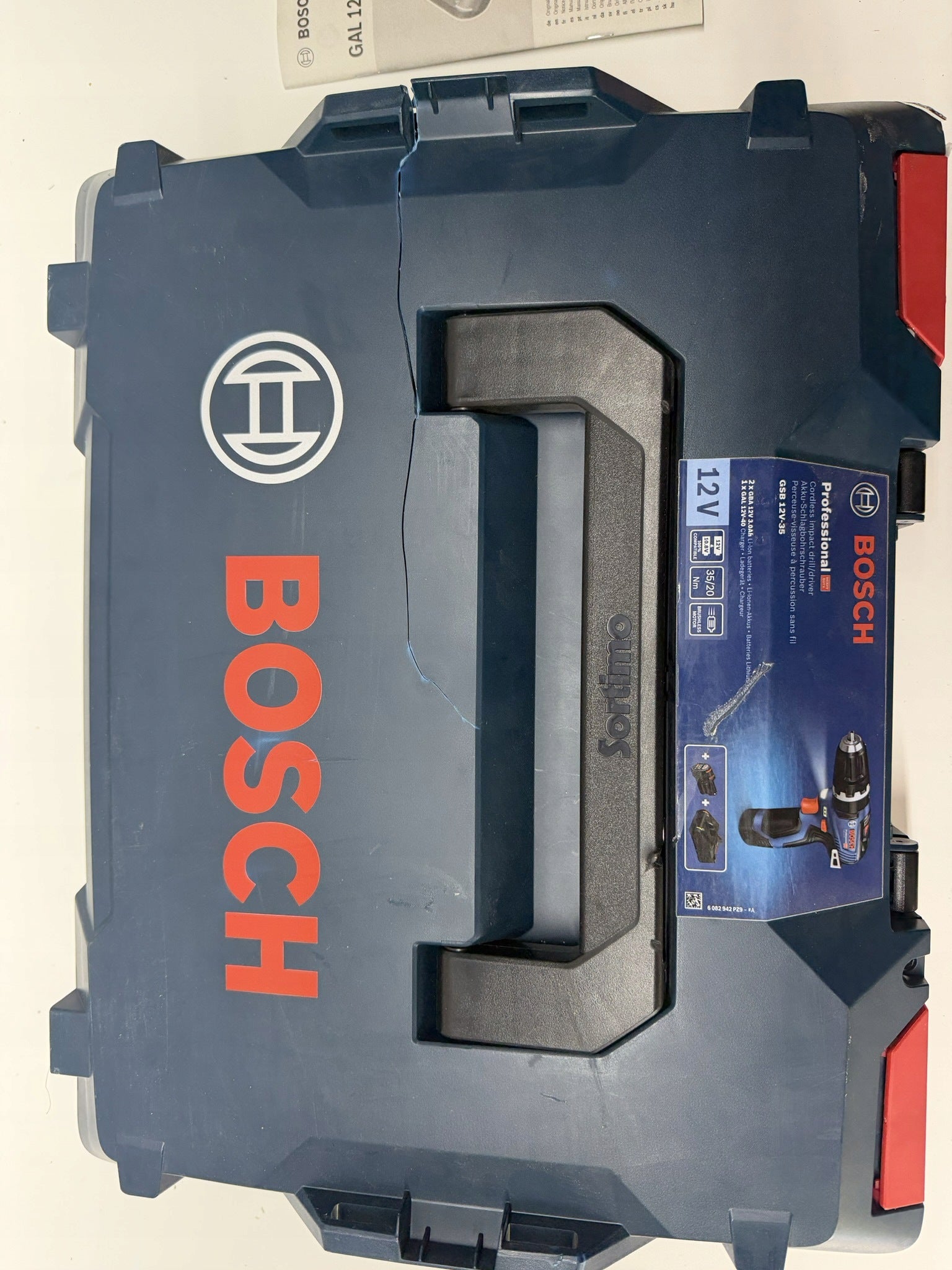 Bosch Professional GSB 12V-35 Impact Driver 2x Aku Manufacturer code 06019J9000