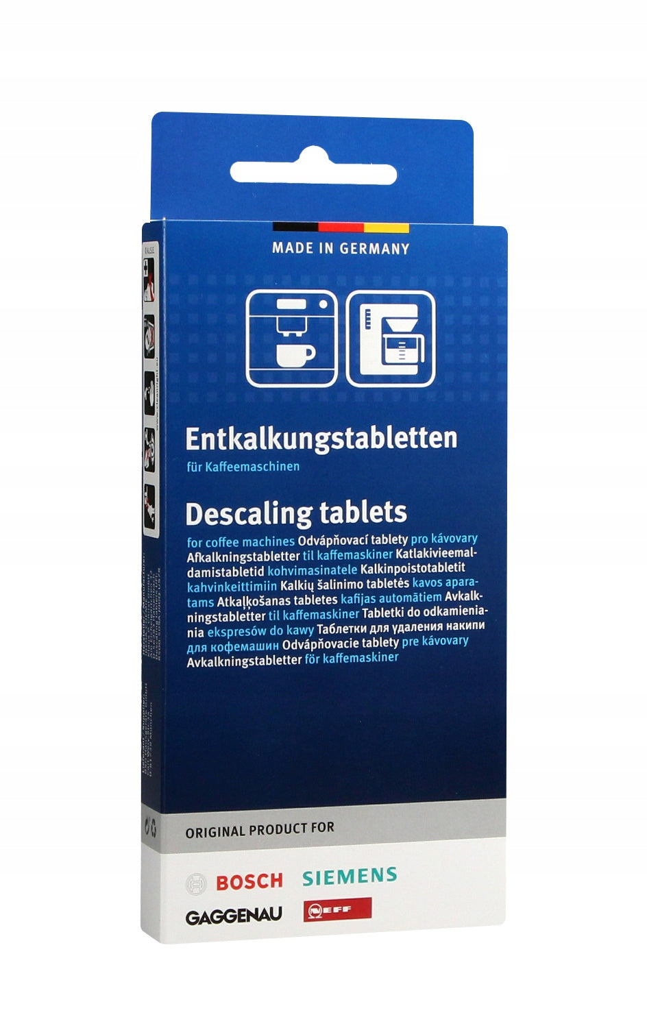 Bosch Siemens EQ TZ80002 DESCALING TABLETS