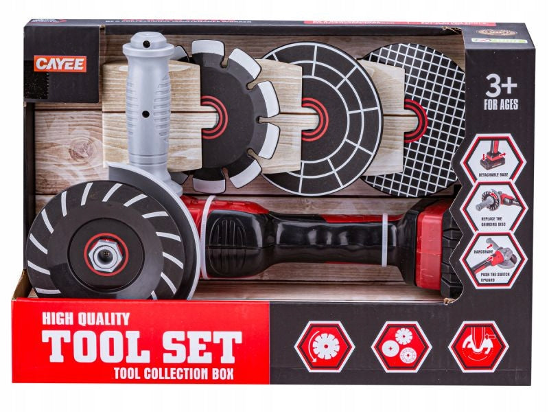 Boszka, Angle Grinder + Interchangeable Discs DIY Kit Tools Brand Cayee
