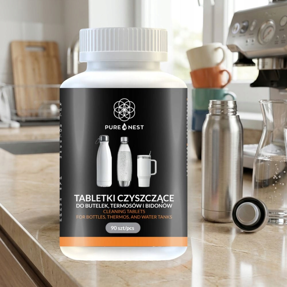 Bottle Cleaning Tablets SodaStream Bottle Shaker + Brush FREEBIE Manufacturer code usuwa osady tabletki czyszczące SodaStream