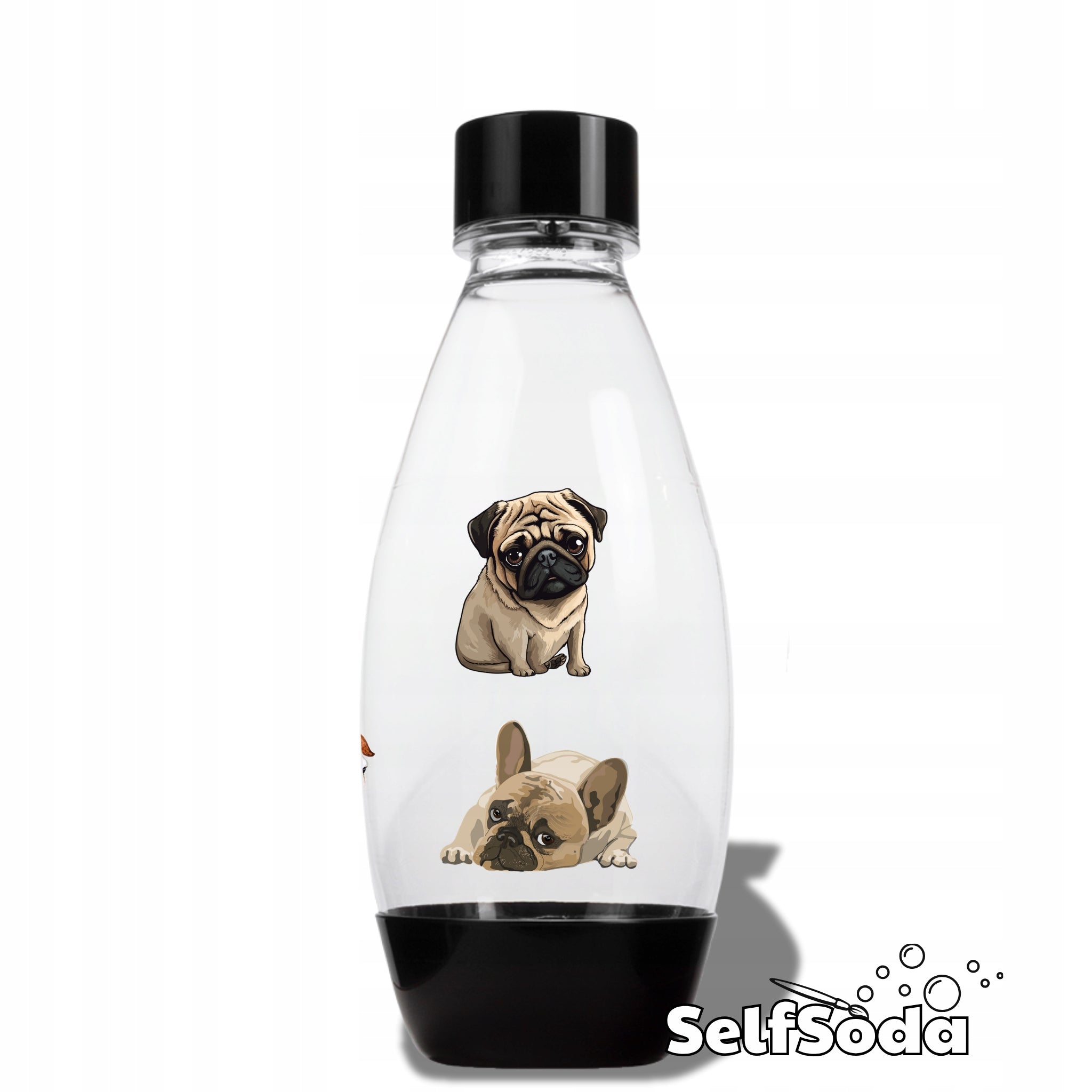 Bottle SodaStream FUSE 0,5L personalized Dogs with name and other designs Brand no brand